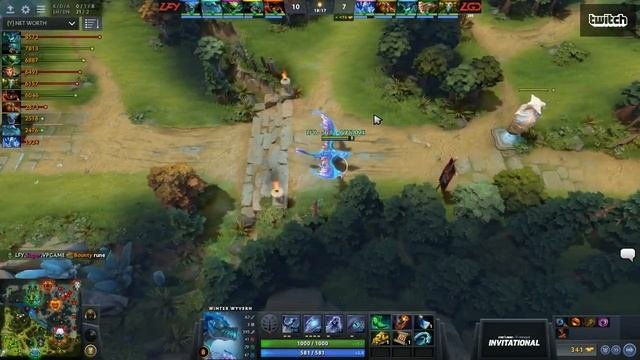 LGD Gaming против LGD.FY Первая карта CN квалификация SL i-League Invitational S3