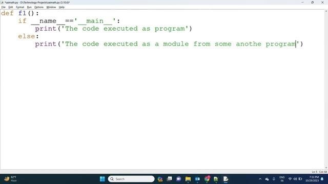 92 The Special Variable name in Python by SaiKumarValaboju Microsoft Python Certified