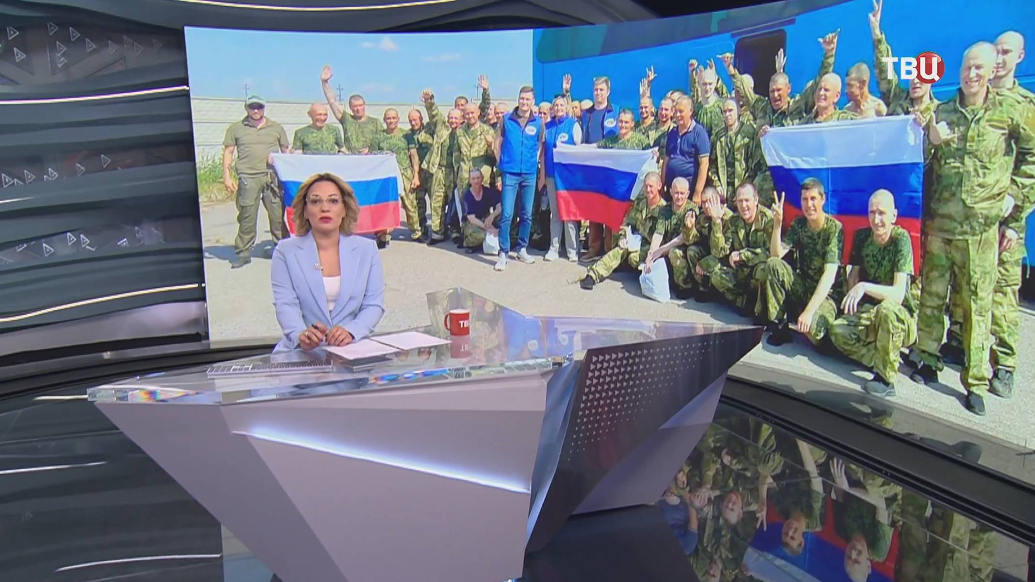 Освобожденные из украинского плена военные о возвращении на Родину / События на ТВЦ