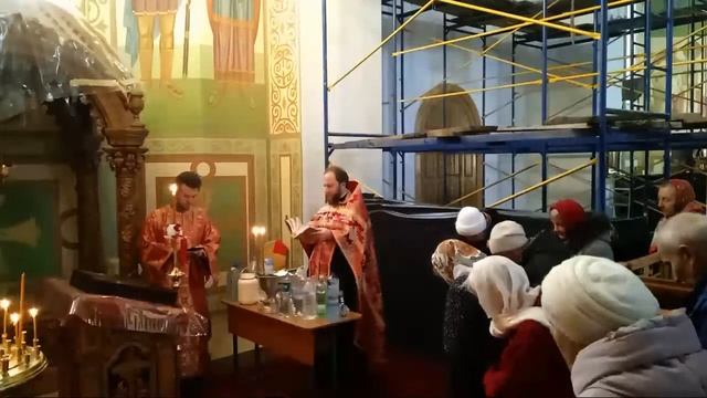☦️ 02.11.23 Вмч. Артемия Антиохийского. Водосвятный молебен.
