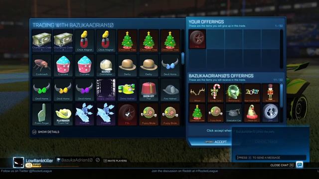Scammer Takes Out Octane ZSR And Acts Like Its In Trade [Rocket League]