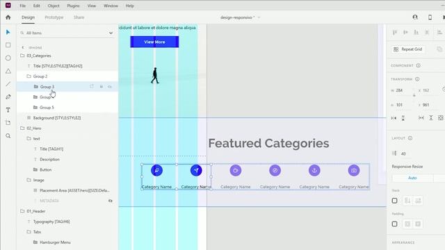 Layouts Responsivos no Adobe XD: MUITAS DICAS e como criar!