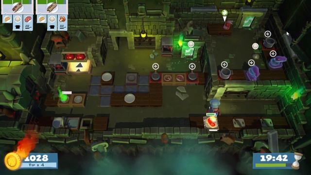 Overcooked 2. Story 6-6. Single Player. 4 Stars.