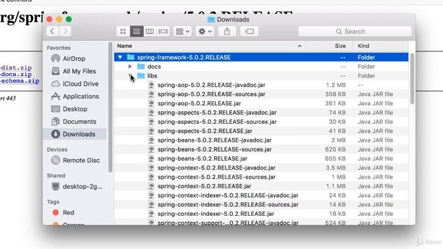 017 Downloading Spring 5 JAR files Installation