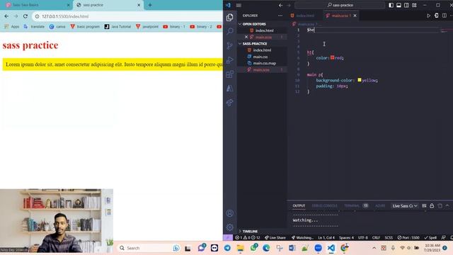 SASS Bangla Tutorial (Lecture-2) || Sass variables.