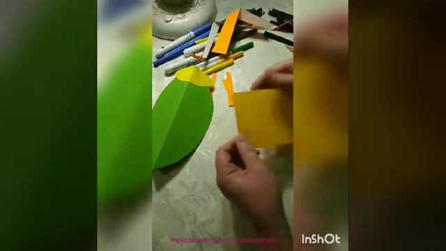 Поделка кузнечик