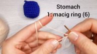 Amigurumi SONİC - Tutorial Part 1 ( kafa, gövde, kollar, bacaklar )