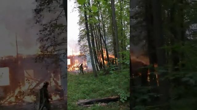 Санниково. Пожар 09.07.2019