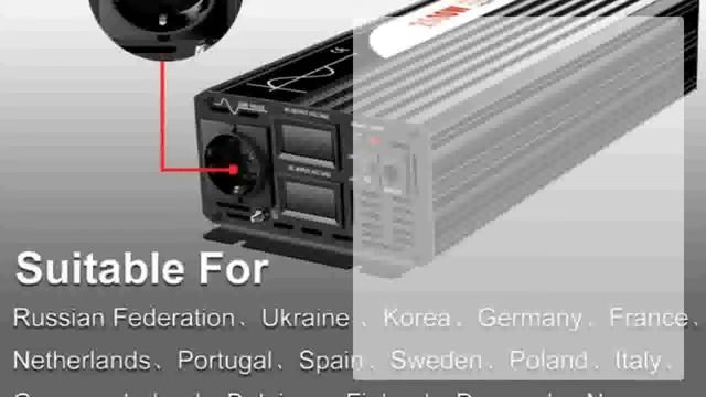 2500W pure sine wave solar power inverter