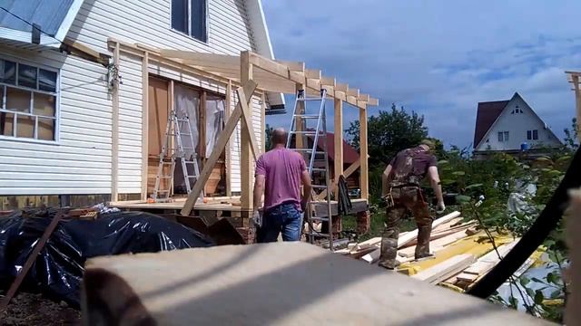 Строительство каркасных домов, пристроек, террас. Утепление, отделка