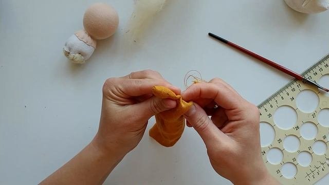 Мастер класс вальдорфская кукла бабочка. Часть 2.