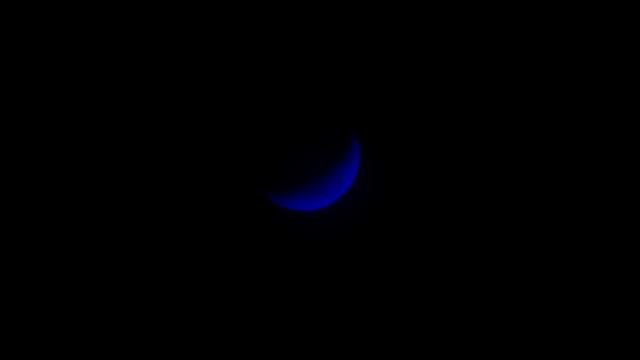 Nikon L340 Moon Video Test With Deepest Red And Blue Filters 28x Optical Zoom