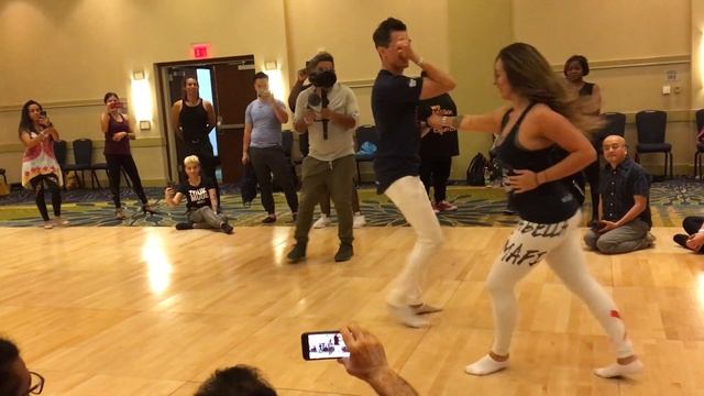 20190609 Rick  Larissa Zouk Demo DC Zouk Festival Entering Head Movement Workshop