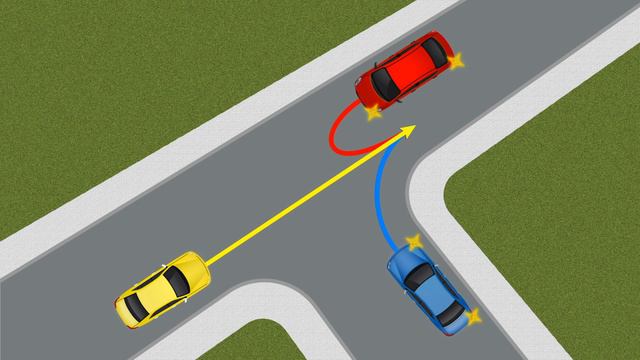 🚙Какой правильный порядок разъезда в этой ситуации ?