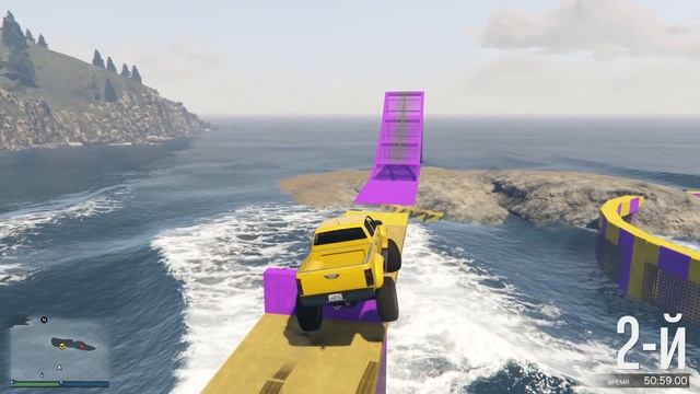 ТАКУЮ ДИЧЬ, ВЫ ТОЧНО НЕ ПРОХОДИЛИ! ГОНКИ НА МАШИНАХ В GTA 5 ONLINE