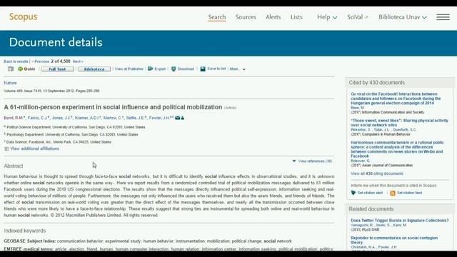 Scopus en sencillos pasos | Guía básica de Scopus | Ejemplos de búsqueda | Alertas