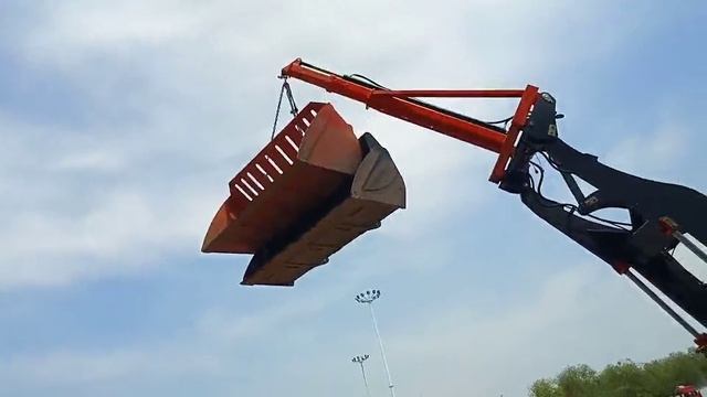 Обзор работы гидравлической крюк-стрелы JIB для погрузчиков