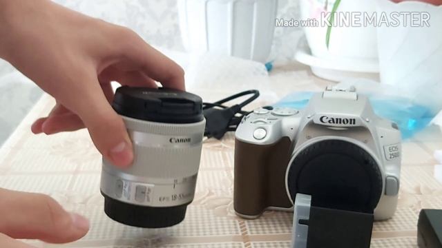 Распаковка и первые впечатления от Canon 250d