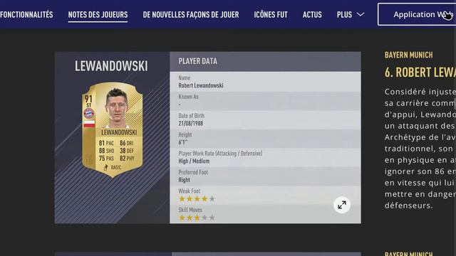 NOTES DES JOUEURS FIFA 18 | RONALDO ET MESSI