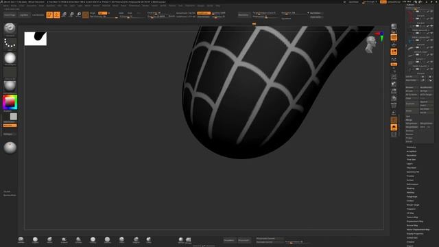 Sketching in Zbrush timelapse #3