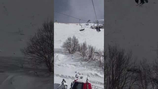 Окончание февраля на белоснежных склонах Домбая?