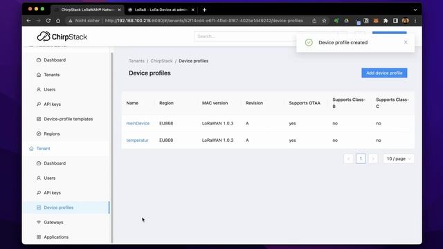 ChirpStack V4 LoRaWAN Gateway, Application und Device hinzufügen in 5 Minuten