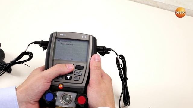 testo 570. 6. Сохранение данных однократного измерения