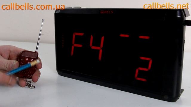 Руководство пользователя HCM1350 приемник вызовов официанта | callbells.net