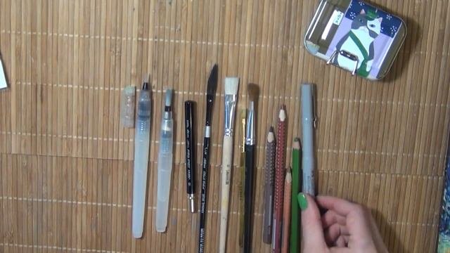 My travel watercolor sketching kit