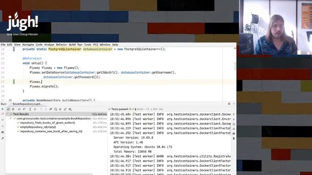 Integrationstests mit Docker und Testcontainern