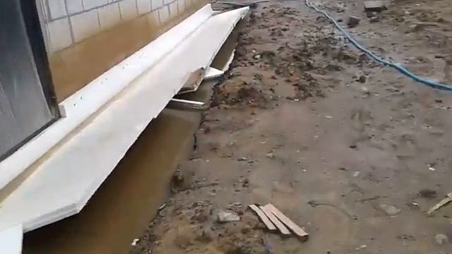 Отмостка поплыла лето дожди 2017