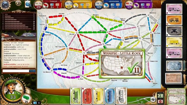 Let's Suck at Ticket To Ride Online