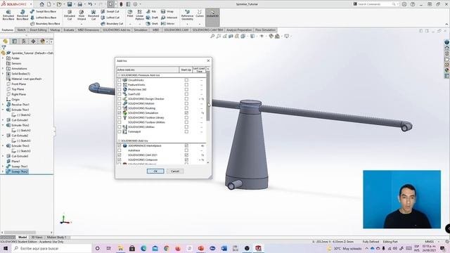 SolidWorks Flow Simulation Tutorial: Lawn Sprinkler