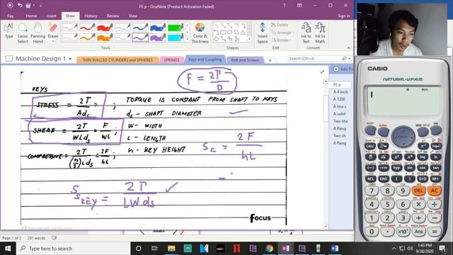 Keys and Coupling Discussion