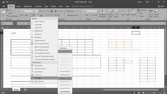 EXCEL GUIDE EP 03 HOME PANEL FONT AND ALLIGNEMENT SECTIONS