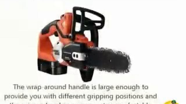 Black  Decker CCS818 18-Vold Cordless Electric Chain Saw
