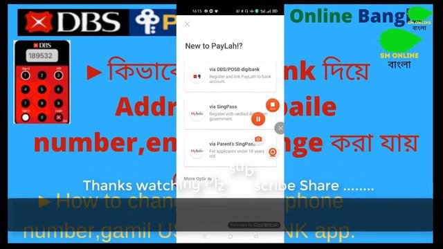 How Create Dbs Posb Digibank In Singapore.How To Register  POSB/DBS Digibank Ibankin In Your Mobail