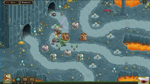 Kingdom Rush Origins (Невозможно) → Врата Дварамана -- Героическое Испытание