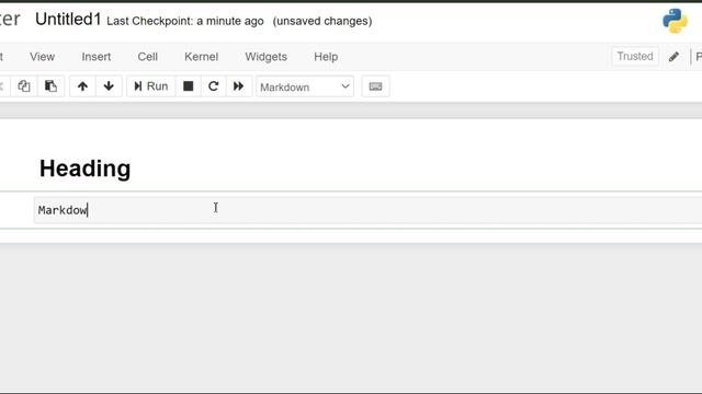 Jupyter Notebook  Heading  Markdown  Raw  Code Functionality