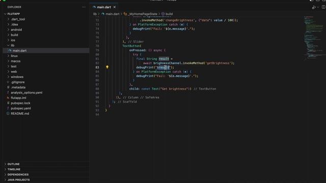 flutter get & set brightness