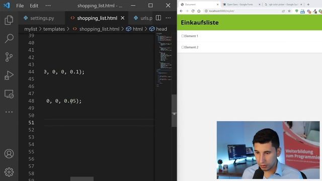 Django Python Tutorial für Anfänger | Frontend + Backend erstellen in 60 Minuten