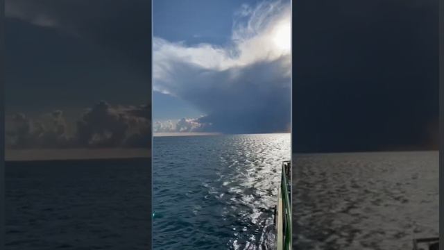 Архипо-Осиповка август 2024 года 🌿 необыкновенное облако 🌥️ над морем 🌊