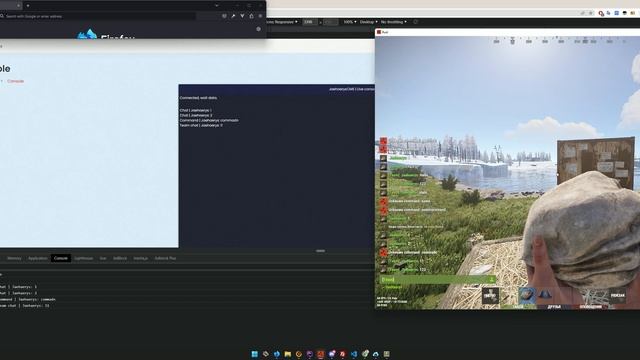 RUST CMS | Console realtime with websocket`s