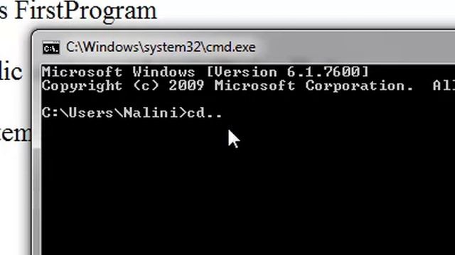 How to execute a Simple Java Program in Tamil|java command prompt program compilation and execution