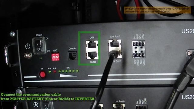 [ENG] How To Connect  US2000 Pylontech Batteries (Low Voltage)
