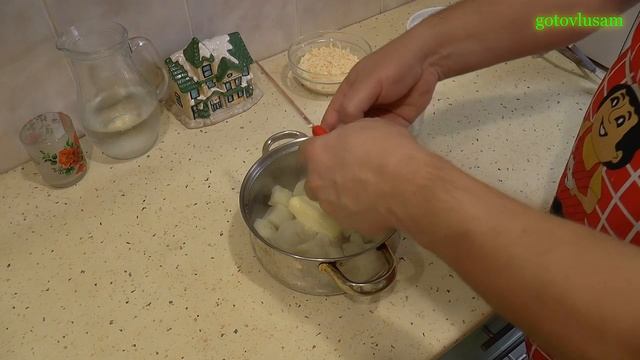 Картофельные корзиночки с грибами / Potato baskets with mushrooms
