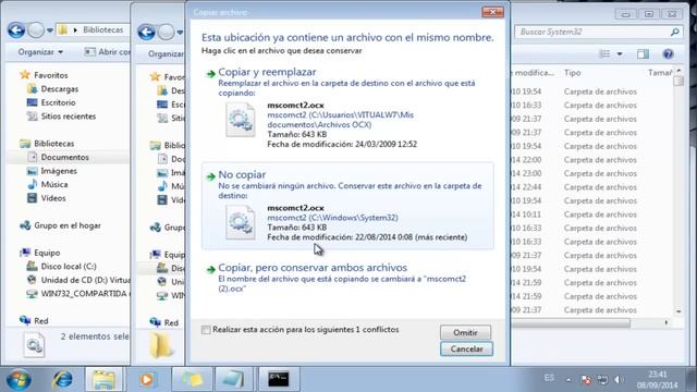 Registrar MSCOMCTL.OCX y MSCOMCT2.OCX - W7