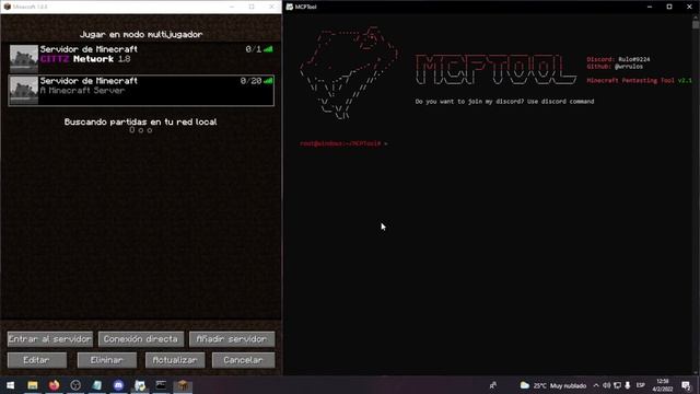 OLD VERSION Minecraft Griefing Tool  MCPTool 2.0 Pentesting Tool for Minecraft