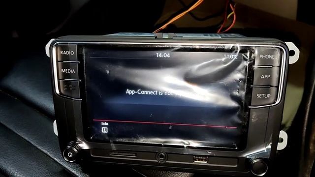 VOLKSWAGEN ORIGINAL CAR STEREO RCD-340/187C WITH APPLE CAR PLAY AND ANDROID AUTO.9818935777 DELHI