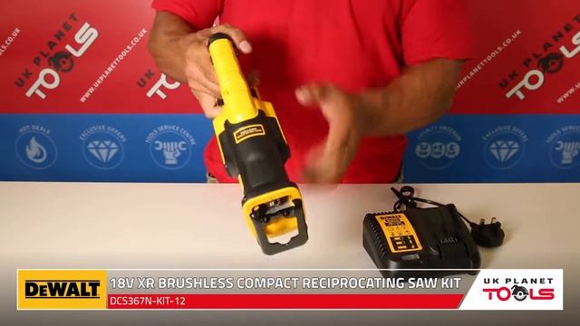 Dewalt DCS367 Brushless Recip Saw With 1 X 4.0Ah Battery, Charger & T-stack Case
